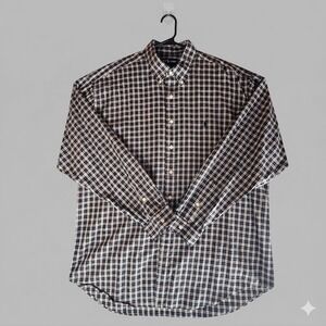 Ralph Lauren Blake Shirt Mens XXL Green Navy Red Plaid Button Down Long SLV